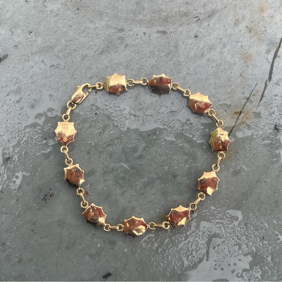 14 Kt Gold - Italy - Ladybug Bracelet - Picture 2 of 4